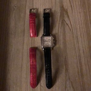 18mm Michele Alligator Leather Watch bands